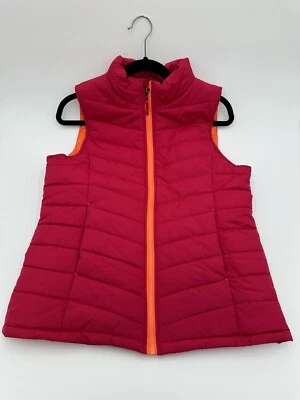 Chaleco acolchado Lands’ End rosa y naranja, talla XL (16) para niña nuevo sin etiquetas Foto 1 de 4
