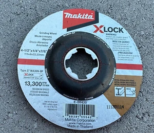 Original Makita E-00430 X-LOCK 4-1/2" 1/4" 7/8" Typ 27-36 Körnung Schleifscheibe - Bild 1 von 2
