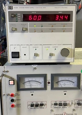 Agilent HP 6038A Variable DC Power Supply 0-60V / 0-10A, 200W - Load Tested - Image 1 of 4