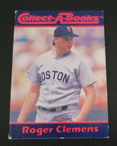 1990 Series A Book #19 of 36 ROGER CLEMENS Boston Red Sox Collect-A-Books Voort
