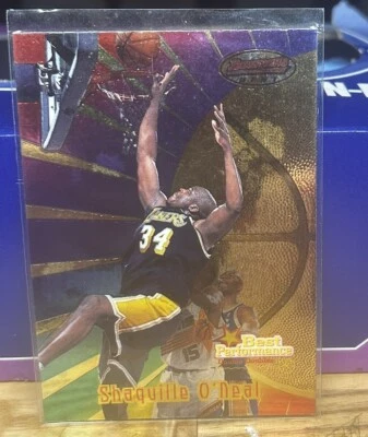 1998-99 Bowman's Best Shaquille O'Neal #28 - Los Angeles Lakers - Image 1 of 2