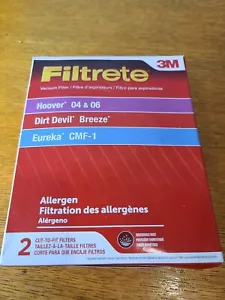 Filtro final Filtrete 3M Eureka CMF-1 Hoover 04 y 06 bote Dirt Devil Breeze - Imagen 1 de 5