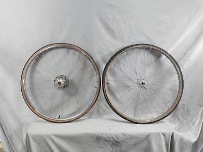 Schwinn Approved 27" Road Bike Wheel Set Freewheel OLW126/100 Retro Fast Shipper - Image 1 of 4