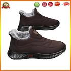 Fur Lined Snow Boots Fashion Winter Boots Men Casual Sports Shoes (Coffee 41)
