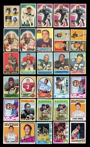 30 tarjetas de novato del Salón de la Fama 1955-1978 béisbol fútbol baloncesto en muy buena condición - como nuevas - Imagen 1 de 5