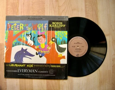 BORIS KARLOFF Prokofiev Peter and the Wolf Vanguard SRV 174 SD SHRINK  NM - Image 1 of 3