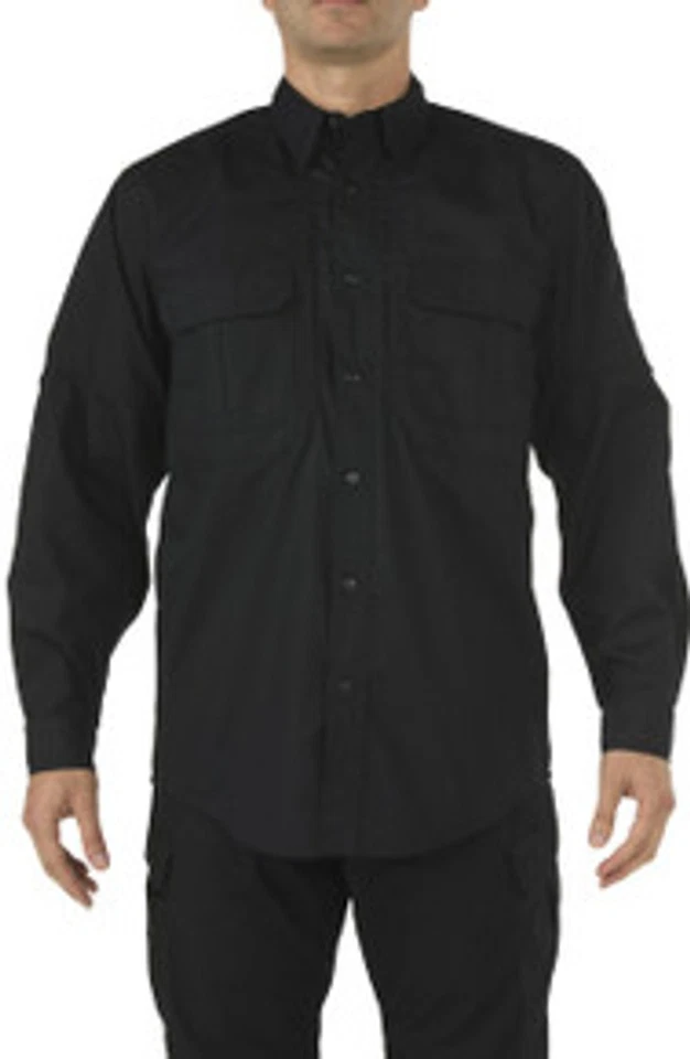 5.11 Tactical TacLite Professional Long Sleeve Black Shirt Size XL Style 72175