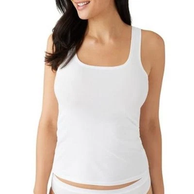 Wacoal Women's Understated Cotton Tank 815362 - White - M - Image 1 of 3