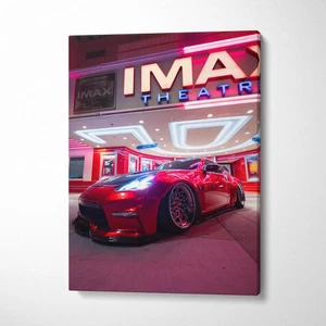 Nissan 370z High Resolution Museum Quality Vertical Car Canvas Print #005 - Picture 1 of 14