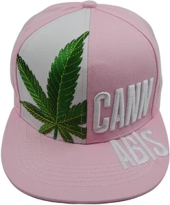 Sombrero de hierba Popfizzy para mujer, sombreros de hoja de maceta, gorra Snapback de marihuana, cannabis... - Imagen 1 de 7