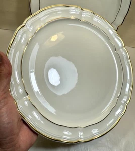 Set of Two Bernardaud Limoges Louis XV 10-3/8" Dinner Plates - Flawless - Picture 1 of 6
