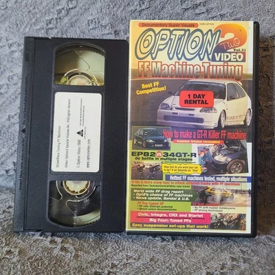 VHS Option 2 Video Vol 31 1999 JDM - Japanese Version FF Honda Edition Vintage - Image 1 of 4