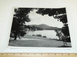 Vintage B&W 8 X 10 Photo Lake Placid New York - Picture 1 of 2