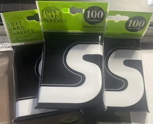 300 Standard Matte Clear Card Sleeves (66mm x 91mm) (x3 100 Packs) Penny Sleeves - Picture 1 of 2