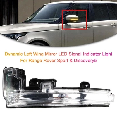 Dynamic Left Wing Mirror LED Signal Indicator Light For Range Rover Sport - Image 1 of 4