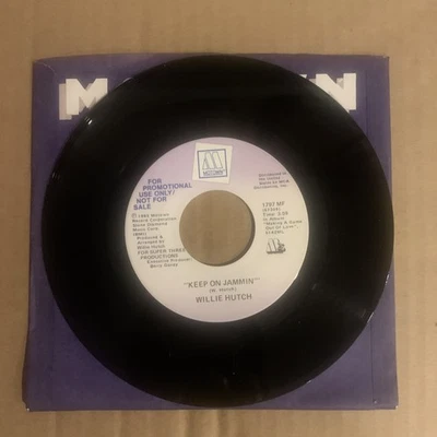 Willie Hutch, 45 rpm, Promo, VG+, Keep On Jammin, 1797MF - Image 1 of 2