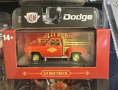 Camión Dodge Adventurer 150 Lil Red Express 1978 M2 Machines Chase 1/750🔥🔥 Foto 1 de 4