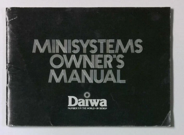 Folleto de aparejos de pesca de agua dulce sistema minidifusión Daiwa Minisystems de colección Foto 1 de 1