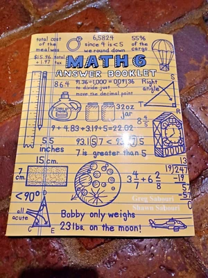 Teaching Textbooks Math 6 Answer Booklet - Image 1 of 3