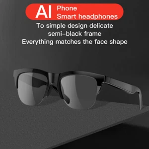 Wireless 5.0 Smart Glasses with AI Translation and Blue Light Protection - Picture 1 of 9