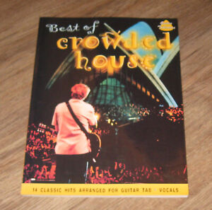 Best Of Crowded House BOOK Sheet Music GUITAR TAB Classic Hits VOCALS