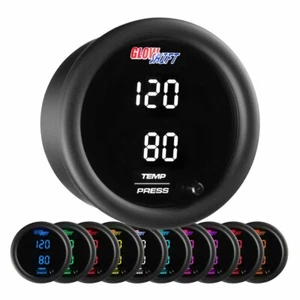 Combo medidor digital de temperatura y presión doble GlowShift de 10 colores - Imagen 1 de 7