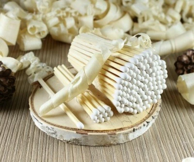 Barattolo candela 100 pezzi punta bianca festa matrimoni artigianato ricarica fiammiferi. 3 pollici - Immagine 1 di 4