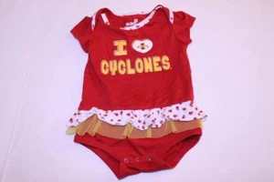 Infant/Baby Girls Iowa State Cyclones "I Heart" 18 Months Tutu Creeper One-Piece - Picture 1 of 1