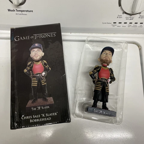 2018 Chris Sale “The K Slayer” Bobble Head. Boston Red Sox SGA Game Of Thrones Cover