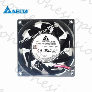 Delta Fan PFB0924DHE DC24V 1.74A 92*92*38MM 4-wire 8000RPM Large Air volume Fan - Picture 1 of 5