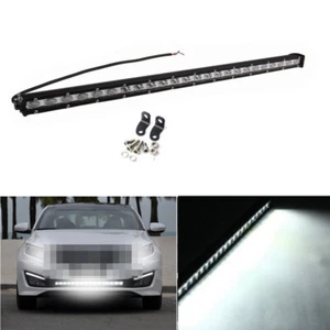 Slim 25" inch 72W Single Row LED Work Light Bar DRIVING SUV ATV 4X4 Lamp Offroad - Picture 1 of 8