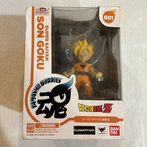 Bandai Dragon Ball Z "Super Saiyan Son Goku #001 Figure DAMAGED Box NEW Cover