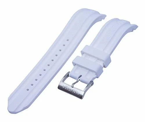 Nautica Men's N17507G | A17507G BFD 100 Date 22mm White Silicone Watch Band - Image 1 of 1