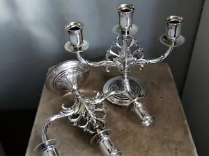❤️ MARQUISE 1847 ROGERS CANDELABRA SET/2 ART DECO c.1933 - Picture 1 of 8