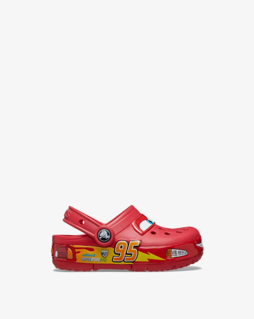 Lightning McQueen Crocs Kids Size 12C Light Up 209381-610 BRAND