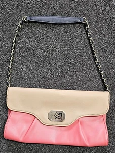 Leona By Leona Edmiston - Shoulder Bag - Gold Chain - Pink - Tan - Black - Picture 1 of 7