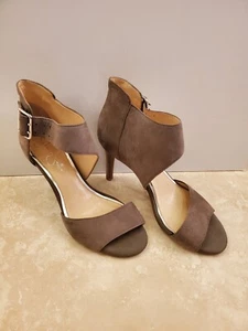 Jessica Simpson Taupe Suede High Heel 9 M - Picture 1 of 5