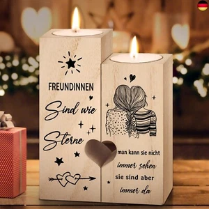 Geschenke für Freundin, Beste Freundin Geschenk, Kerzenständer Freundin G - Bild 1 von 8