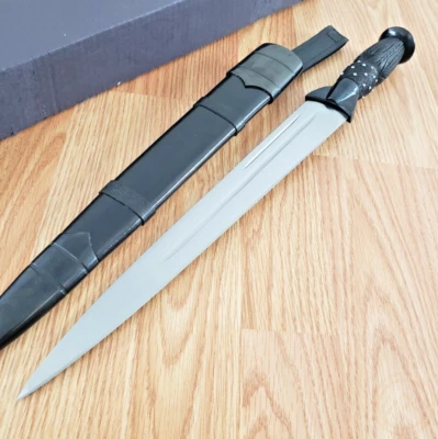 Cold Steel Scottish Dirk Knife 13" Satin Finish 1055 Steel Blade Rosewood Handle - Image 1 of 4