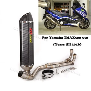 Escape completo para tubo silenciador de 570 mm cabezal delantero Yamaha TMAX500 530 2008-16 - Imagen 1 de 12