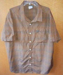 Men's XXL Columbia Onmi-Wick Short Sleeve Button-Up Shirt. - Picture 1 of 3