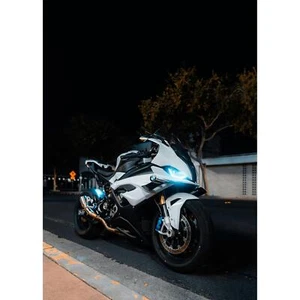 BMW Inspired S1000RR Poster 027 Premium Motorcycle Wall Art for Enthusiasts - Picture 1 of 12