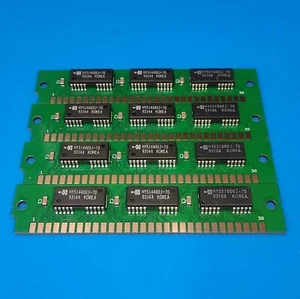 (4x1MB) 4MB 30-PINOWA PAMIĘĆ SIMM Z PARZYSTOŚCIĄ do KOMPUTERÓW RETRO VINTAGE - Zdjęcie 1 z 1