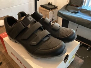 Bontrager Evoke Men’s Size 13 Mountain Bike Cycling Shoes Black/Gray 581938 - Picture 1 of 3