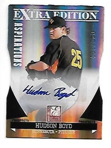 HUDSON BOYD 2011 DONRUSS ELITE EXTRA EDITION PROSPECTS SIGNATURE ASPIRATIONS #57 - Picture 1 of 1