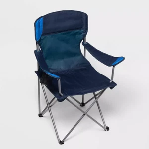 Portable Outdoor Quad Chair with Cup Holder & Carry Bag - Embark Camping Chair - Picture 1 of 14