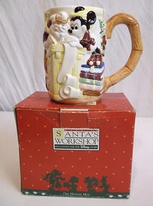 Disney Christmas Mug ~ Santa's Workshop ~ Disney Store Exclusive ~ Never Used - Picture 1 of 8