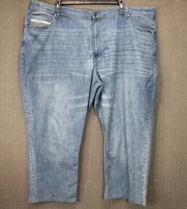 Ecko Unltd. Mens Size 48 Blue Athletic Straight Fit Distressed Denim Jeans  - Picture 1 of 10