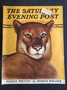 The Saturday Evening Post September 25 1937 cover by August Schomburg - Imagen 1 de 2