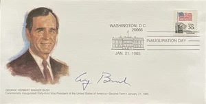 Día de inauguración de Fleetwood George Herbert Walker Bush Washington DC 21-01-1985 - Imagen 1 de 1